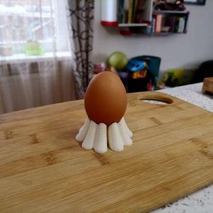 EGG HOLDER 5 petal clover for good luck and happiness