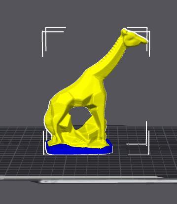 Giraffe with Base Design