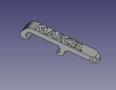 Marcel pocket bottle opener