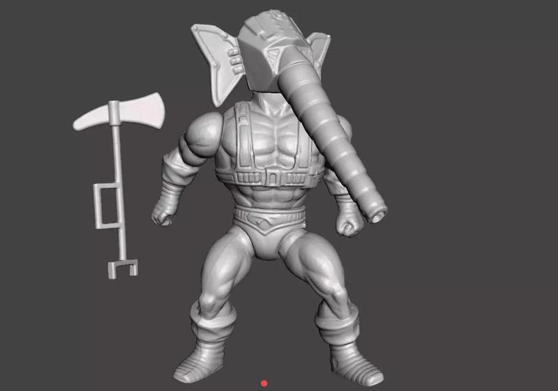 SNOUT SPOUT MOTU VINTAGE ACTION FIGURE COMPLETE