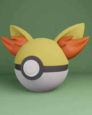 Pokemon Fennekin Pokeball