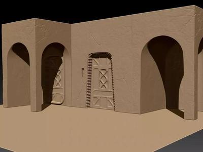 Mos Eisley Street Diorama 1 12 scale