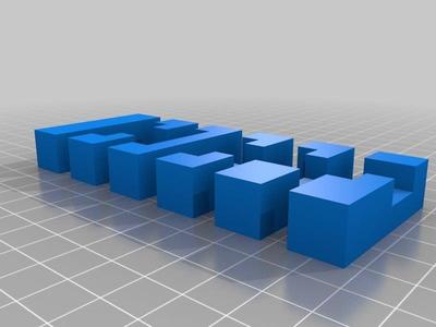 3D Printed Interlocking Puzzle