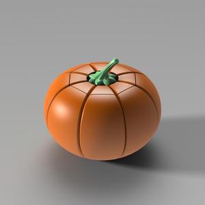 PRINT IN PLACE MECHANICAL PUMPKIN BOX