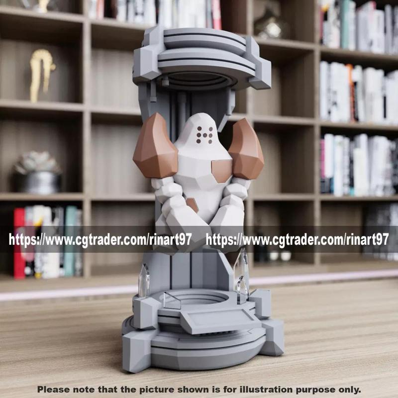 Regirock in the lab from pokemon