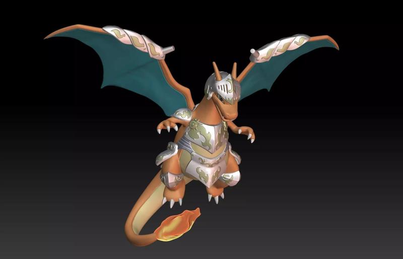 Pokemon Unite Charizard Knight Style