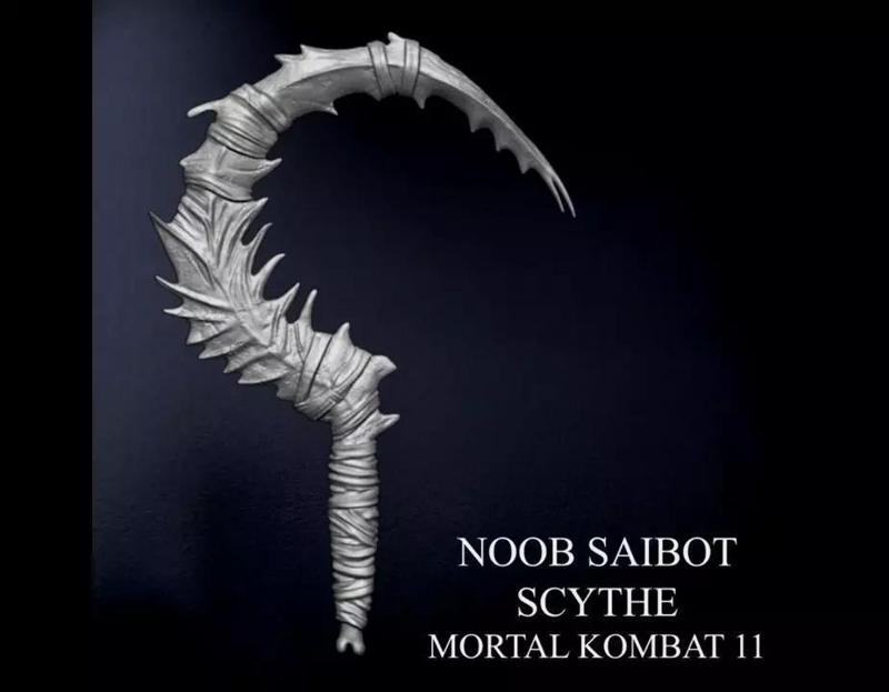 3D PRINTABLE NOOB SAIBOT SCYTHE MORTAL KOMBAT 11