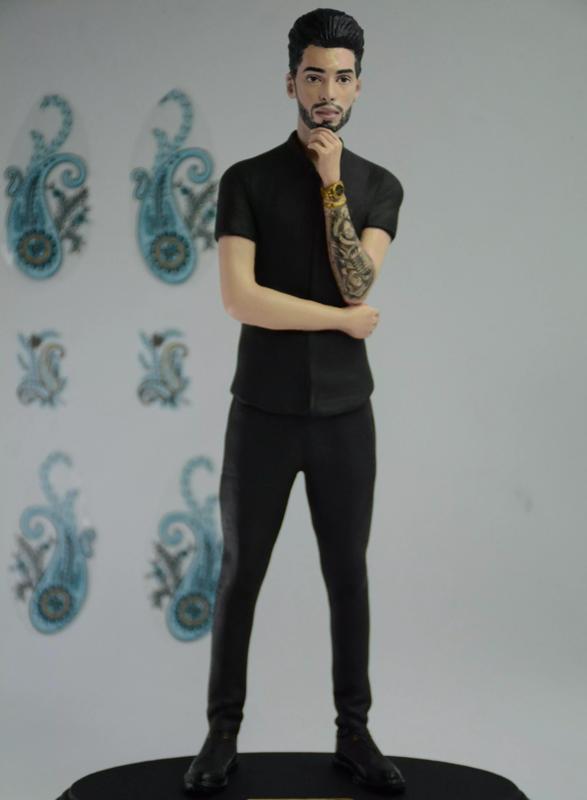 tattoo Man style model several pieces 3D print model