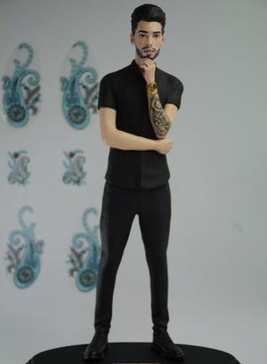 tattoo Man style model several pieces 3D print model