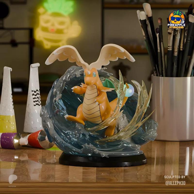 mega dragonite diorama