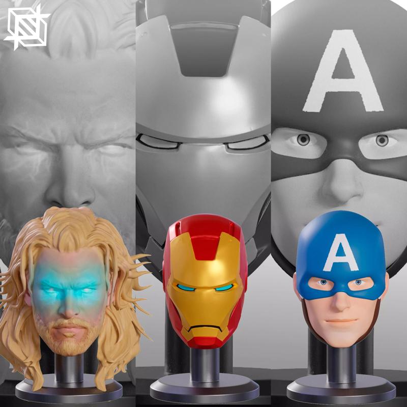 MARVEL PACK - CUSTOM HEAD -