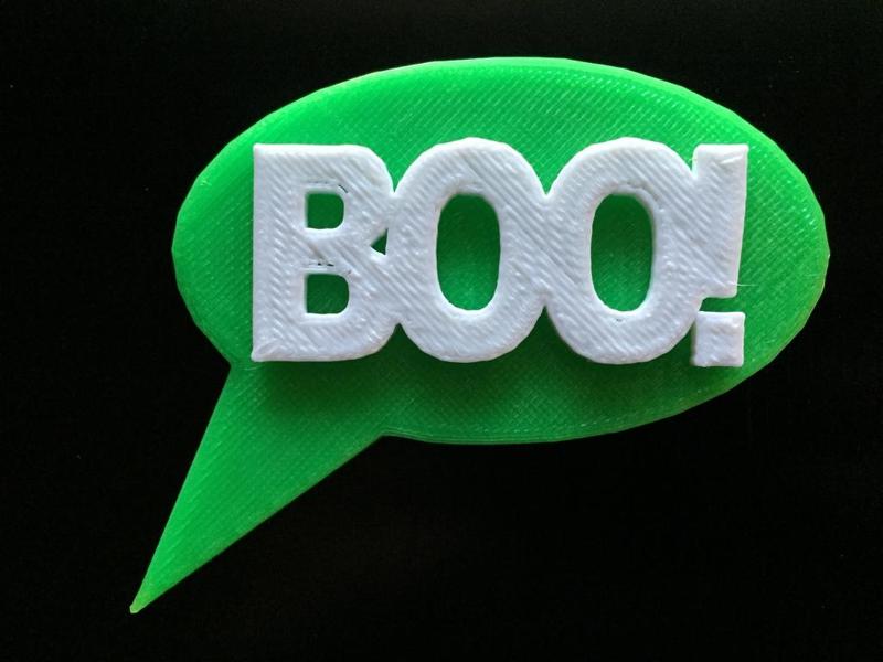 Boo! Speech Balloon