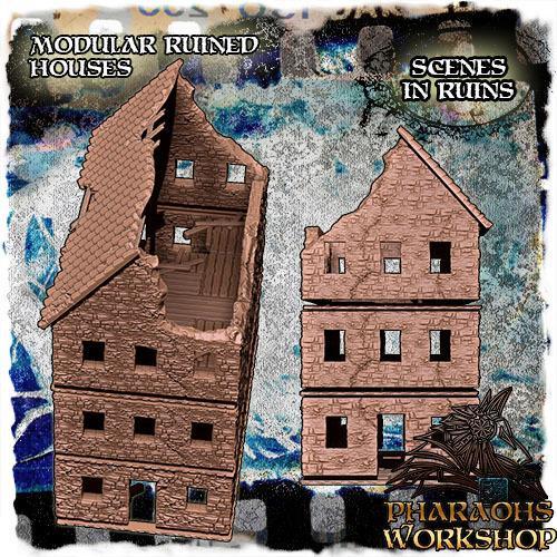 Modular ruined houses