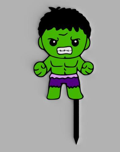 Baby Hulk Topper