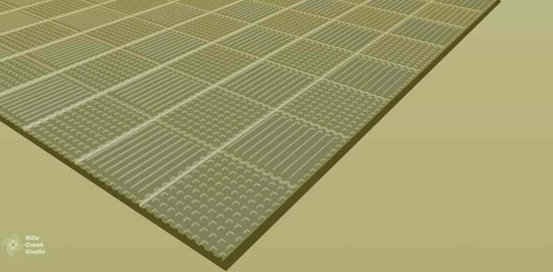 quarter checkerboard