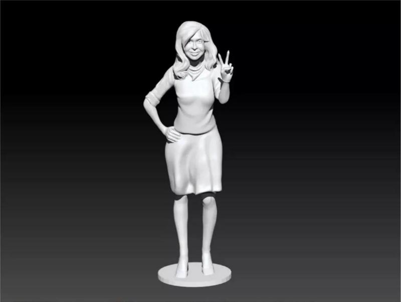 Cristina Figurine with 3D Printing