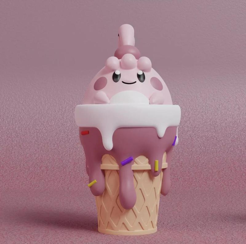 Pokemon - Ice Cream Happiny