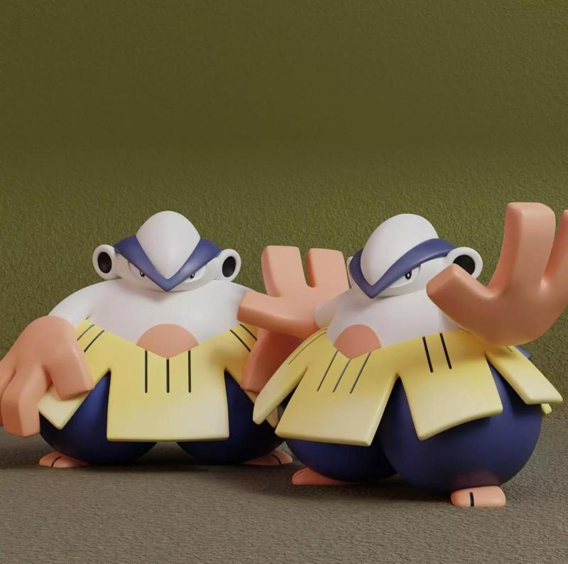 Pokemon - Hariyama with 2 poses