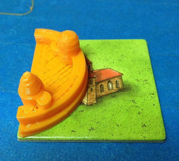 Carcassonne Castle End Cap