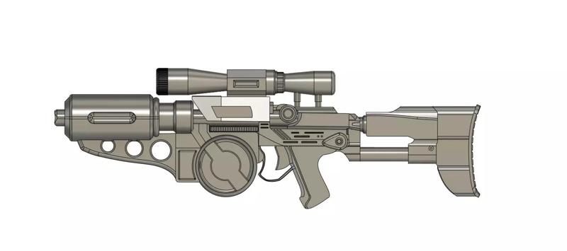Westar M5 Carbine Arc Trooper blaster - 3d File STL