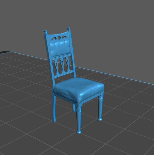 WOODEN CHAIR 1-50 ARCHITECTURE MODEL DIORAMA