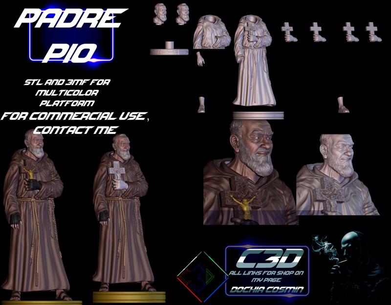 HIGH QUALITY STATUE OF PADRE PIO - FATHER PIUS