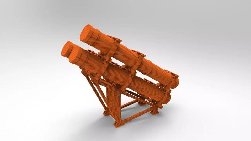 Navy Exocet Launcher 3 Tube