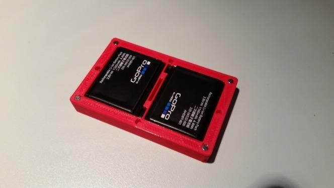 GoPro Hero 4 dual battery case with SD card holder