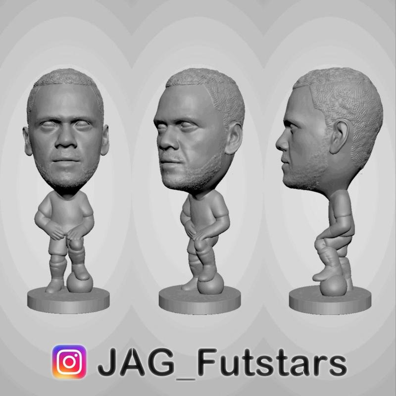 Dani Alves - Soccer Figure