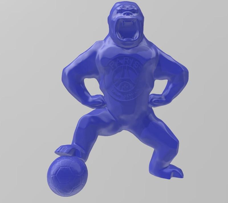 WILD KONG DU PARIS SAINT GERMAIN PSG 20 CM XXL STYLE ORLISNSKI ALL TRAYS