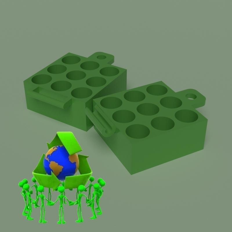 Ecological cigarette butt holder