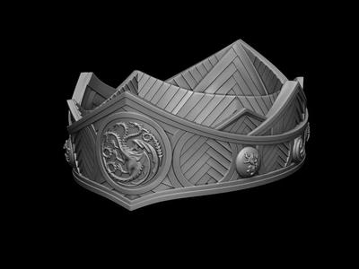 Viserys Targaryen Crown 3d digital download