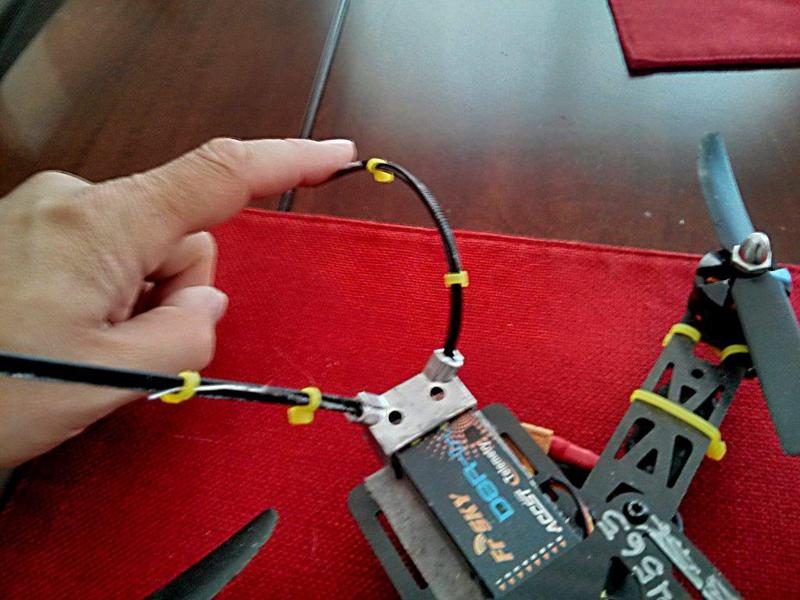 FrSky D8R-II Plus NO TUBE Antenna Holder Mount 