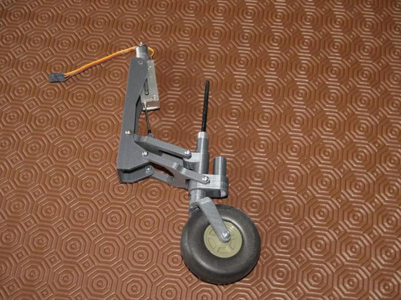 6th Scale retracting tailwheel assembly for FW-190 WW2 fighter