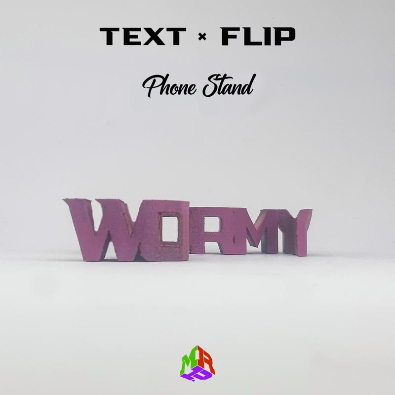 WORMY - The Text Flip phone stand