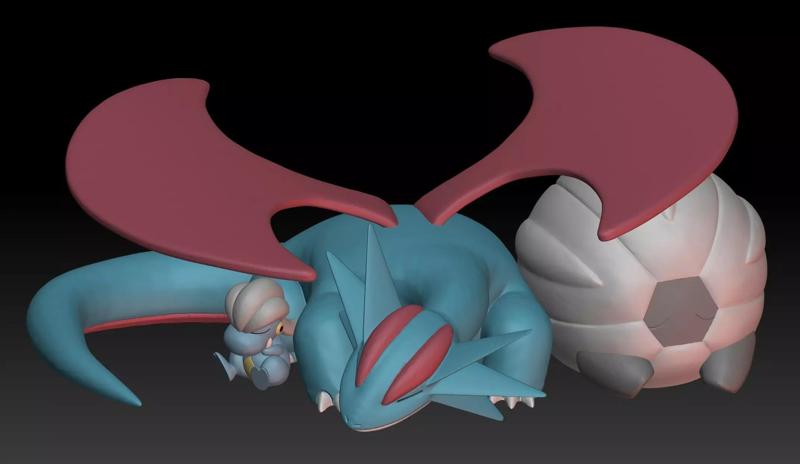 Pokemon Bagon Shelgon Salamence