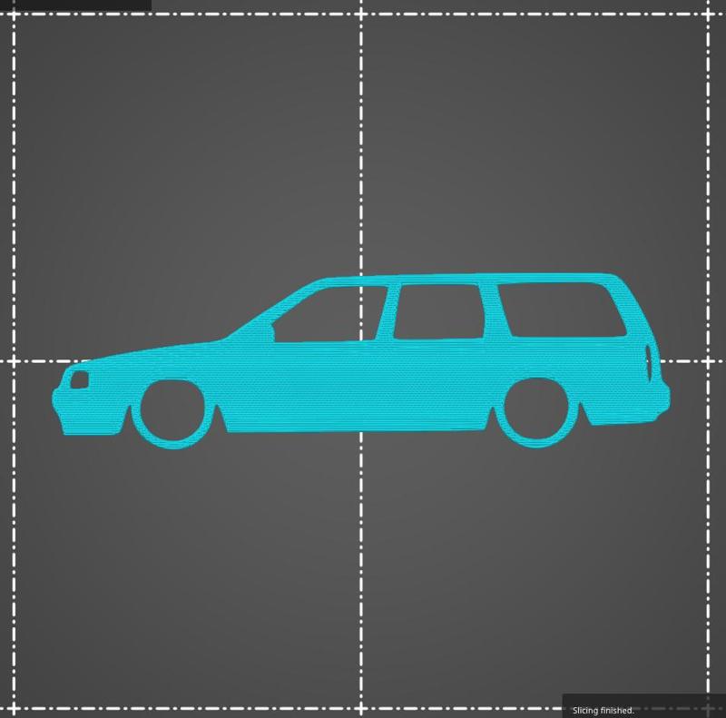 Rover Montego Estate silhouette key
