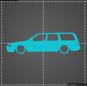 Rover Montego Estate silhouette key