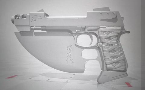 Blade 2 Beretta Prop - Ron Perlman - Reinhardt