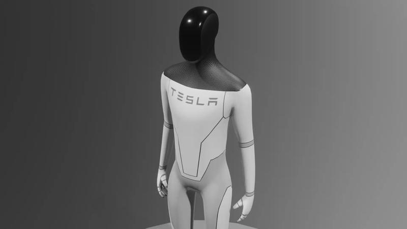 Tesla Bot Optimus V2 Detailed Stl