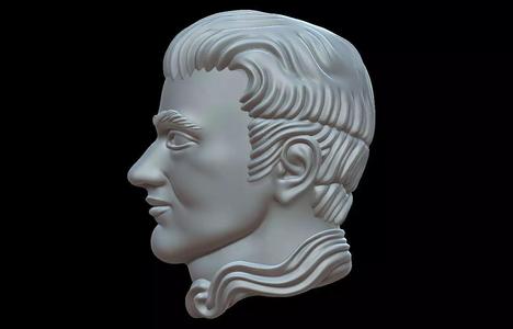 American man 3d print file