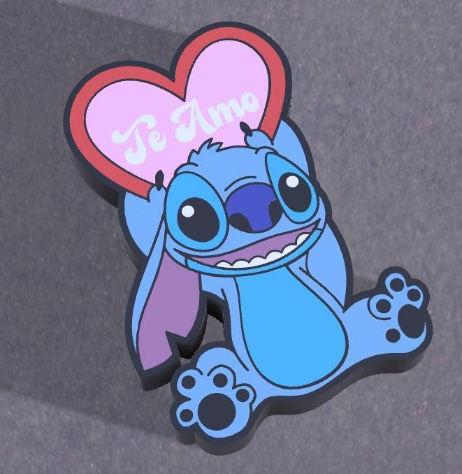 Stitch Te Amo lamp