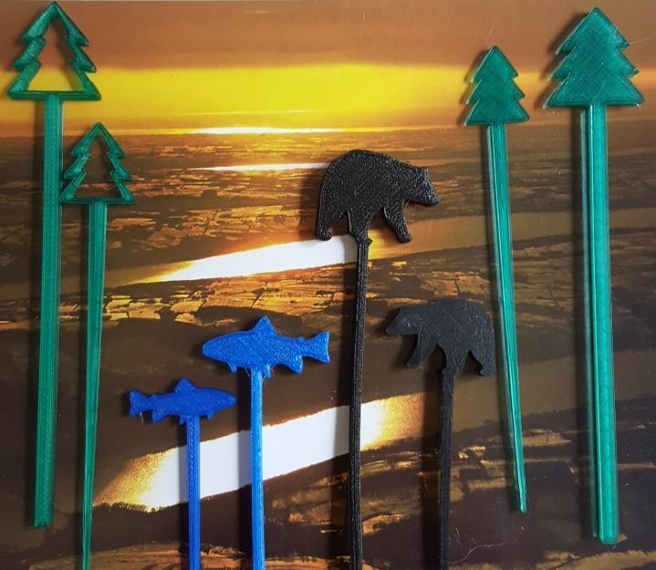 Great Outdoors Swizzle Sticks and Picks