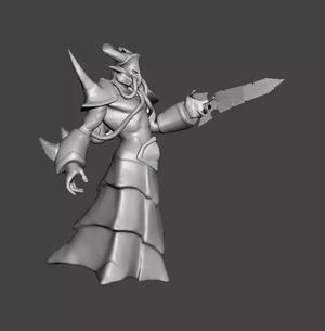 Kassadin 3D Model character holding sword