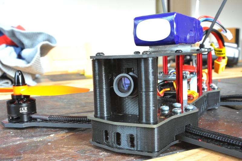 ZMR 250 Elgae 10degree camera mount