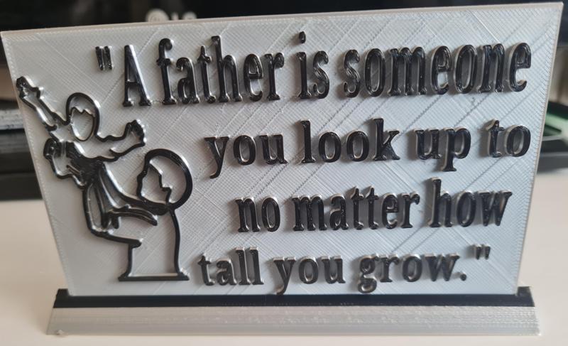 Father and Son Father’s Day Plaque