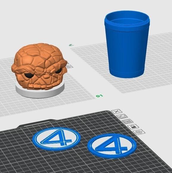 La Mole 4 Fantasticos The Thing Milkshake Tumbler