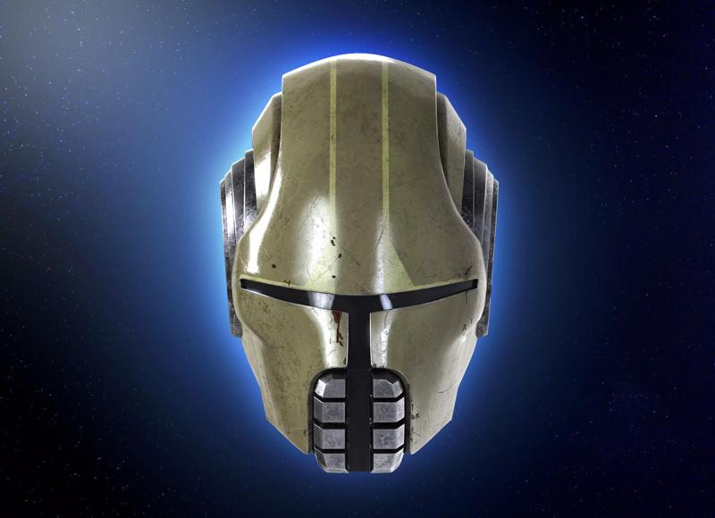 STARKILLER  HELMET STAR WARS  3D GALEN MAREK THE FORCE UNLEASHED