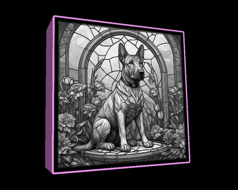 Lightbox Berger Picard lithophane