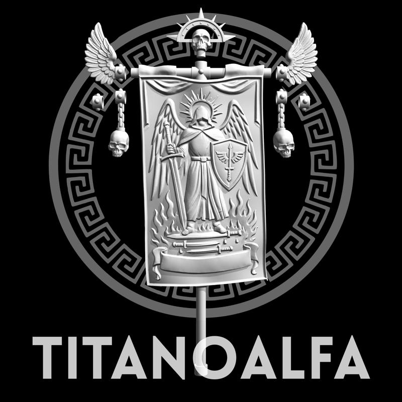 Grim Angels banner 3 Blade Guardian